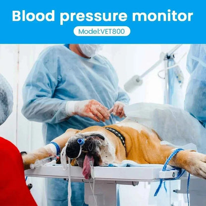 Portable Pet Blood Pressure Monitor with 4.3 Inch IPS Display and Touch Screen for Veterinary Use NIBP Tension Meter - Needora