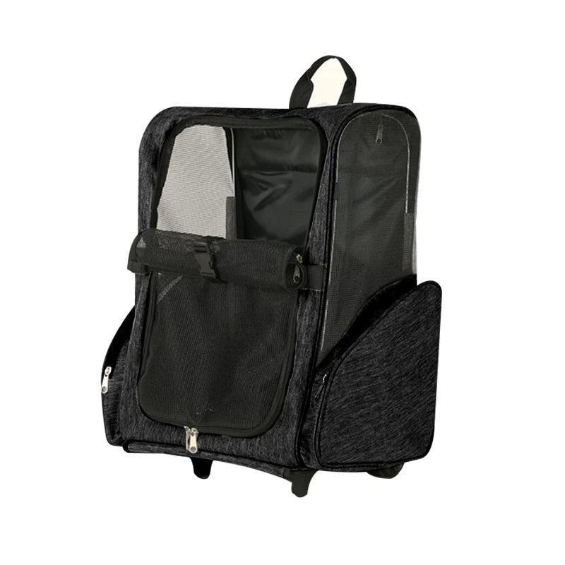 Portable Pet Travel Backpack Beichang Forest Dog Carrier Bag Double Shoulder Bag Dog Luggage Wheel Bag for Outing - Needora
