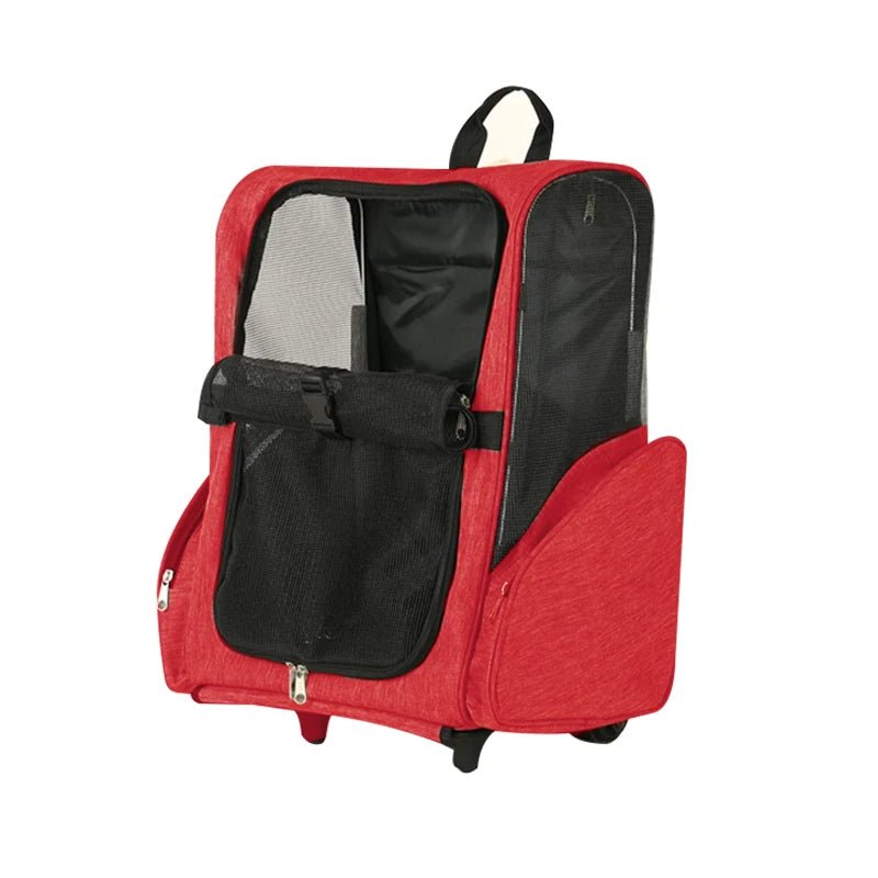 Portable Pet Travel Backpack Beichang Forest Dog Carrier Bag Double Shoulder Bag Dog Luggage Wheel Bag for Outing - Needora