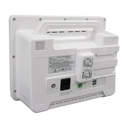 Portable Veterinary Monitor 6 Parameter, 12.1" LCD Big Screen Vet Patient for Pet Dogs Cats Animal Clinic - Needora