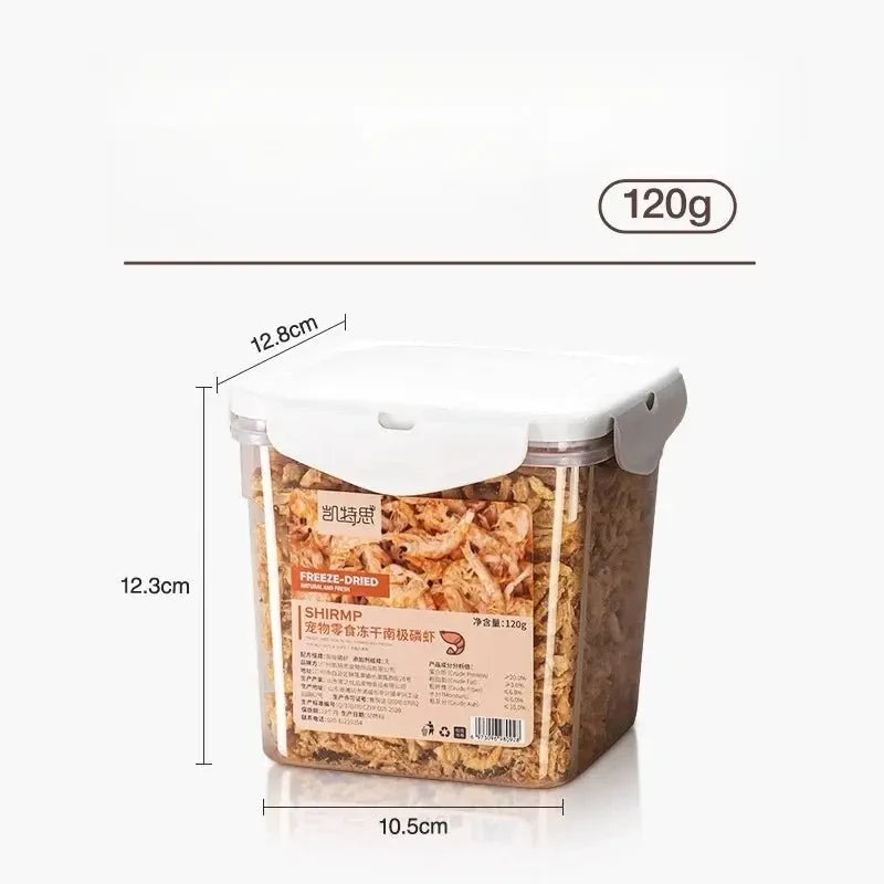 Premium Freeze-Dried Krill Cat Treats for Dental Health & Nutrition - Needora