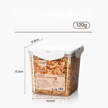 Premium Freeze-Dried Krill Cat Treats for Dental Health & Nutrition - Needora