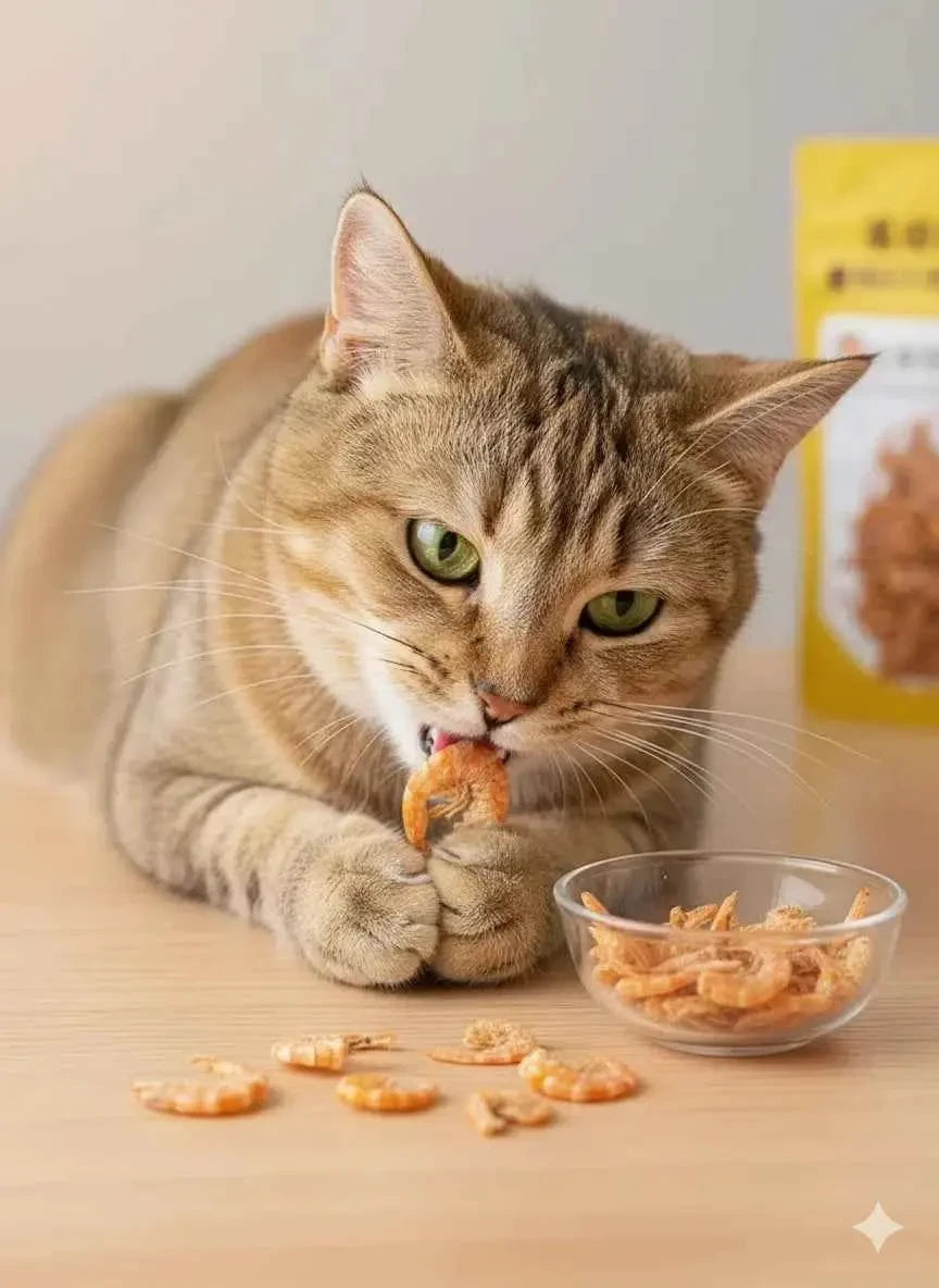 Premium Freeze-Dried Krill Cat Treats for Dental Health & Nutrition - Needora