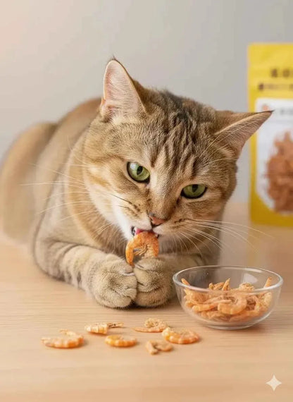 Premium Freeze-Dried Krill Cat Treats for Dental Health & Nutrition - Needora