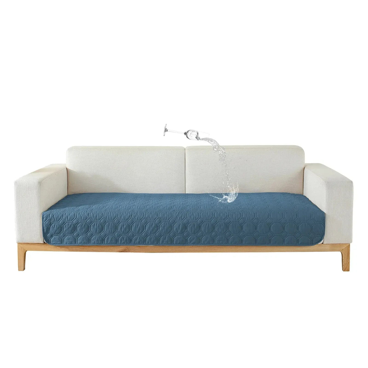 Premium Quilted Non-Slip Sofa Cover – Washable Furniture Protector for Pets & Kids - Needora