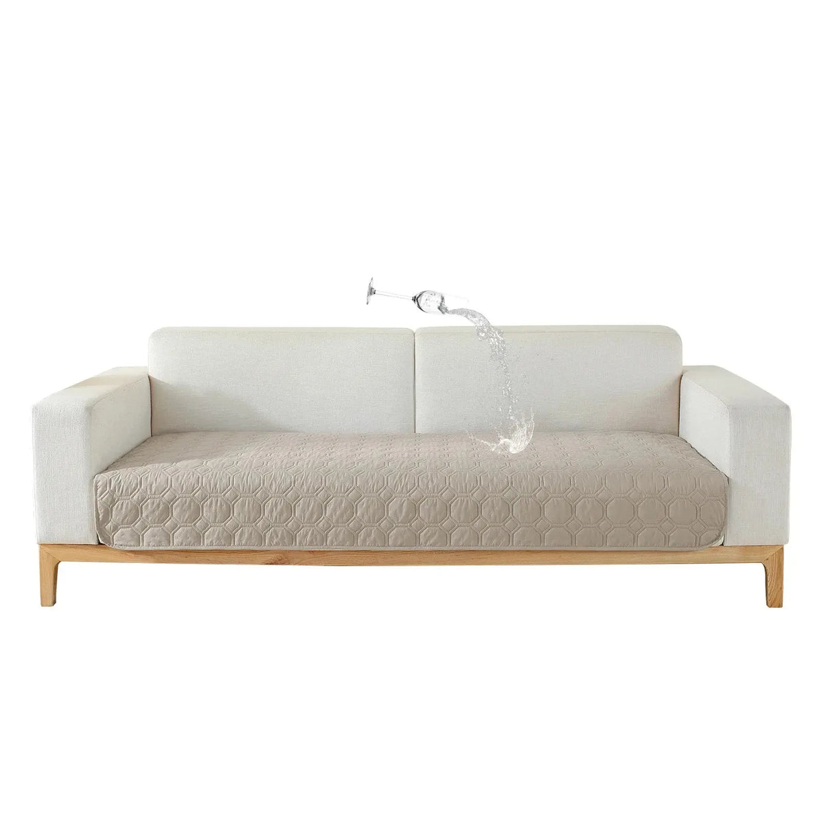 Premium Quilted Non-Slip Sofa Cover – Washable Furniture Protector for Pets & Kids - Needora