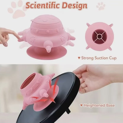 Newborn Puppy & Kitten Feeder – 4-Nipple Milk Feeding Bowl for Easy Nursing