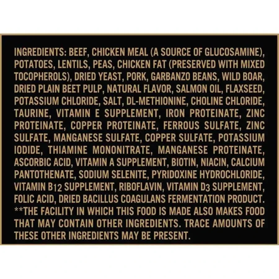 Pure Balance Wild & Free Grain-Free Red Meat Recipe Dry Dog Food for All Life Stages, 11 lb Bag - Needora