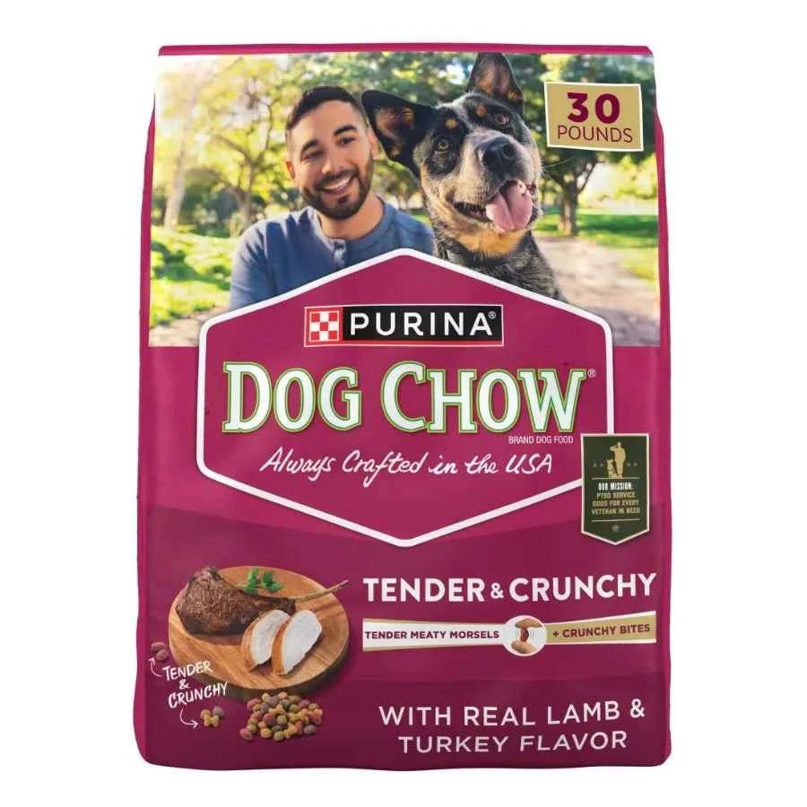 Purina Tender & Crunchy Adult Dry Dog Food with Real Lamb & Turkey Flavor, 30 lb Bag - Needora