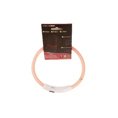 Rechargeable LED Dog Collar Night Walk – top view
