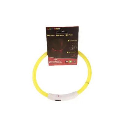 Rechargeable LED Dog Collar Night Walk – package contents view