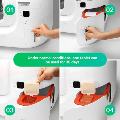 Retail! N50 Odor Eliminator for PuraMax Self-Cleaning Cat Litter Box Cat Toilet Odor Control Deodorant Cubes 6PCS - Needora