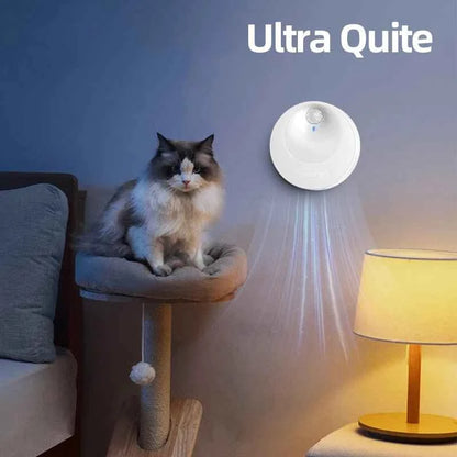 ROJECO 4000mAh Smart Cat Litter Deodoriser Automatic Cat Litter Box Odor Purifier For Pet Toilet Deodorant Purifier Accessories