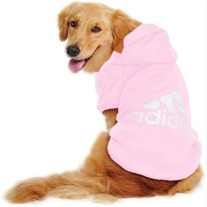 S-5XL Pet Dog Hoodies for Small Medium Large Breed Dogs, Fleece Lined Pullover Pitbull Sweatshirt Casual Sports Clothes Apparel - Needora