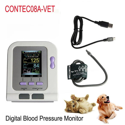 SINOHERO CONTEC08A-VET Animal Blood Pressure Monitor 2.8 Color LCD Veterinary Digital Animal Electronic Sphygmomanome - Needora