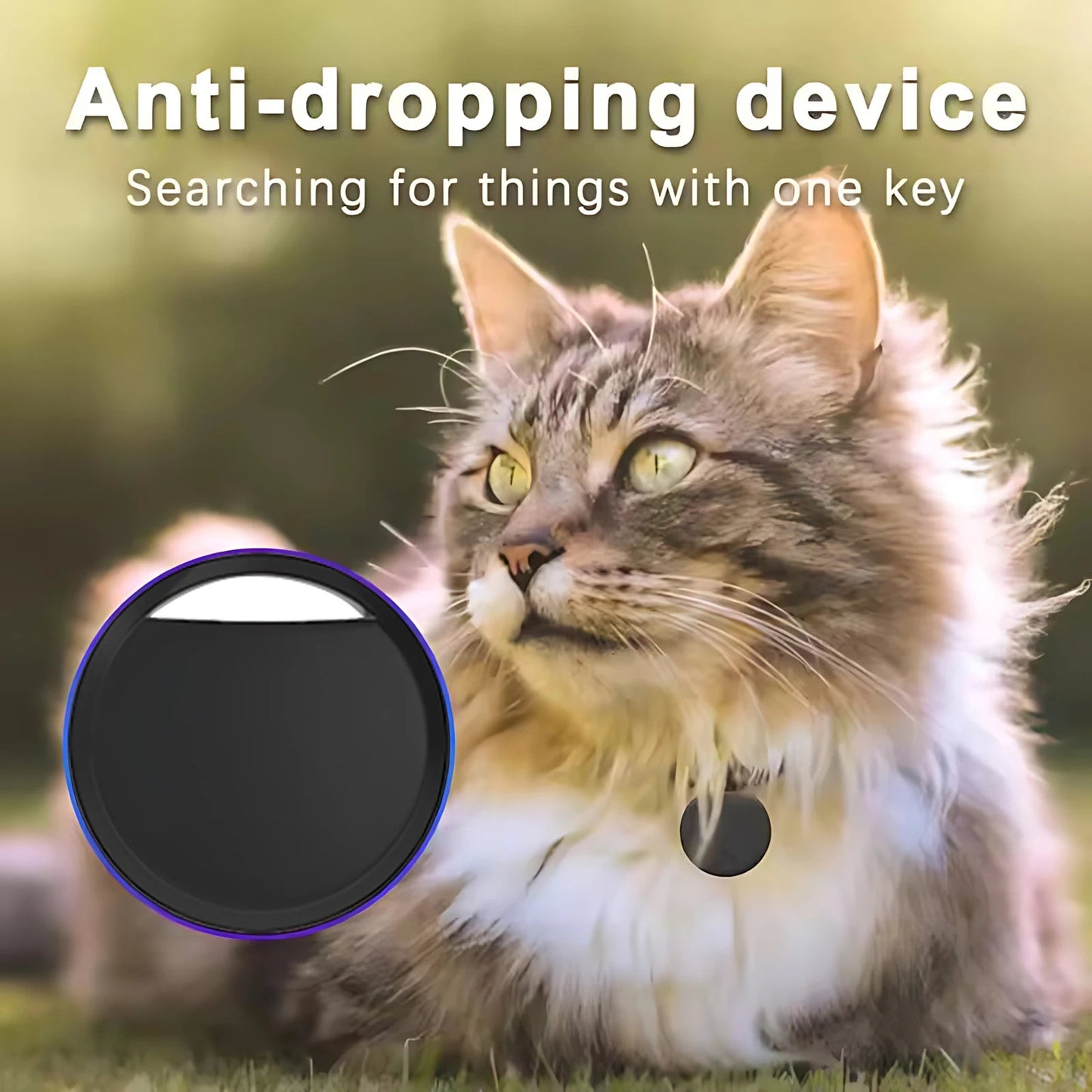 Smart Bluetooth Mini GPS Tracker Work With Find My APP ITag Anti Lost Reminder Device MFI Rated Locator Car Key Pet Kids Finder - Needora