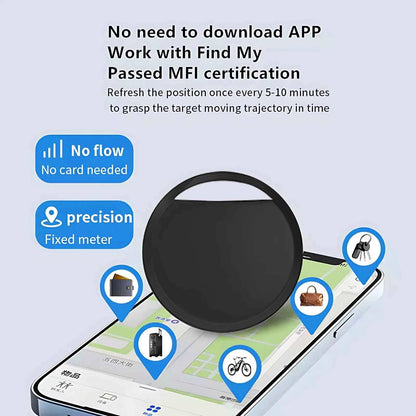 Smart Bluetooth Mini GPS Tracker Work With Find My APP ITag Anti Lost Reminder Device MFI Rated Locator Car Key Pet Kids Finder - Needora