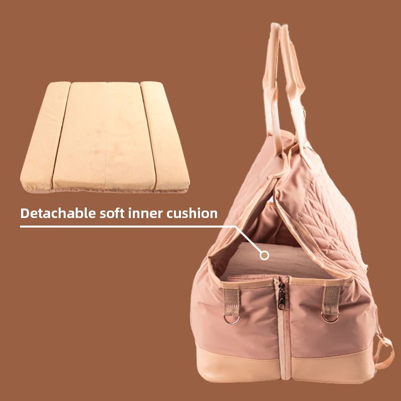 Soft Sided Portable Dog Travel Bags Airline Approved Cat Carrier Bag Puppy Carrier for Hiking - Needora