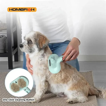 Steam Spray Dog Grooming Brush Unique Steam Brush For Dogs Luxury Grooming Brush Dog Steam Brush - Needora