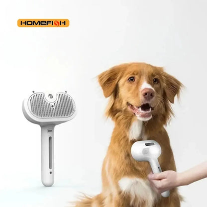 Steam Spray Dog Grooming Brush Unique Steam Brush For Dogs Luxury Grooming Brush Dog Steam Brush - Needora