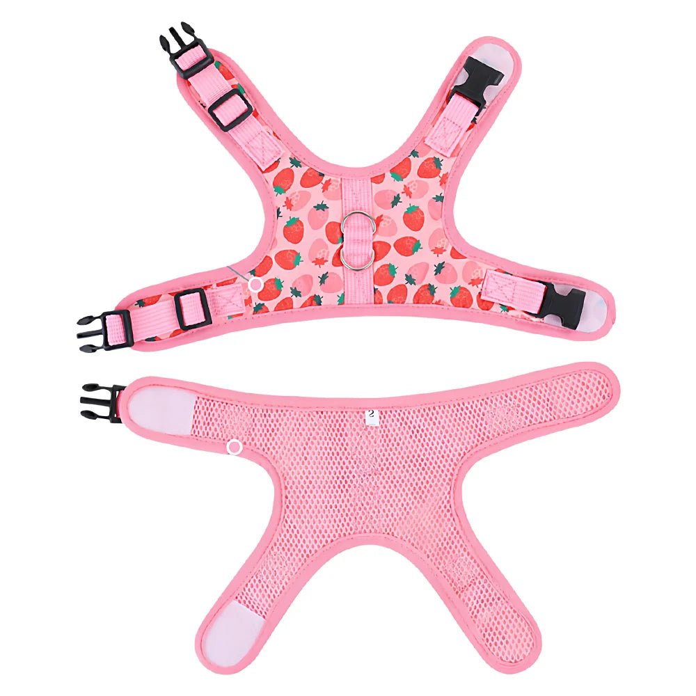 Summer Escape-Proof Cat Harness - 3D Mesh Breathable Vest with Reflective Stripes & Quick-Snap Leash Set - Needora