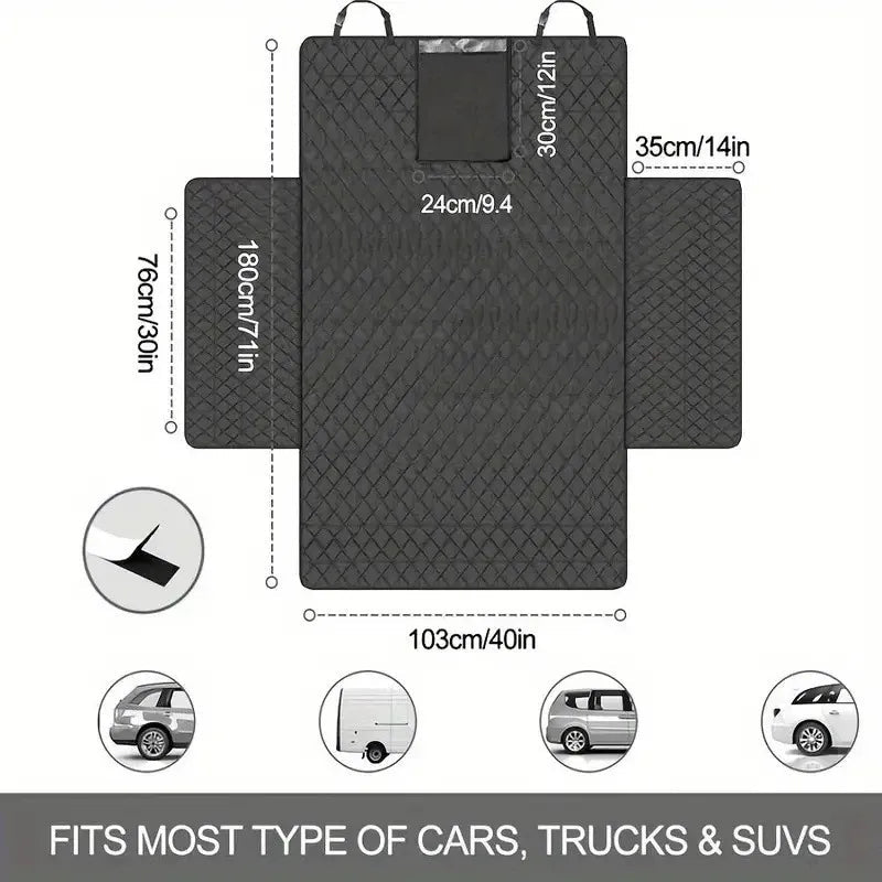 SUV Dog Cargo Liner – close-up detail view