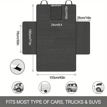 SUV Dog Cargo Liner – close-up detail view
