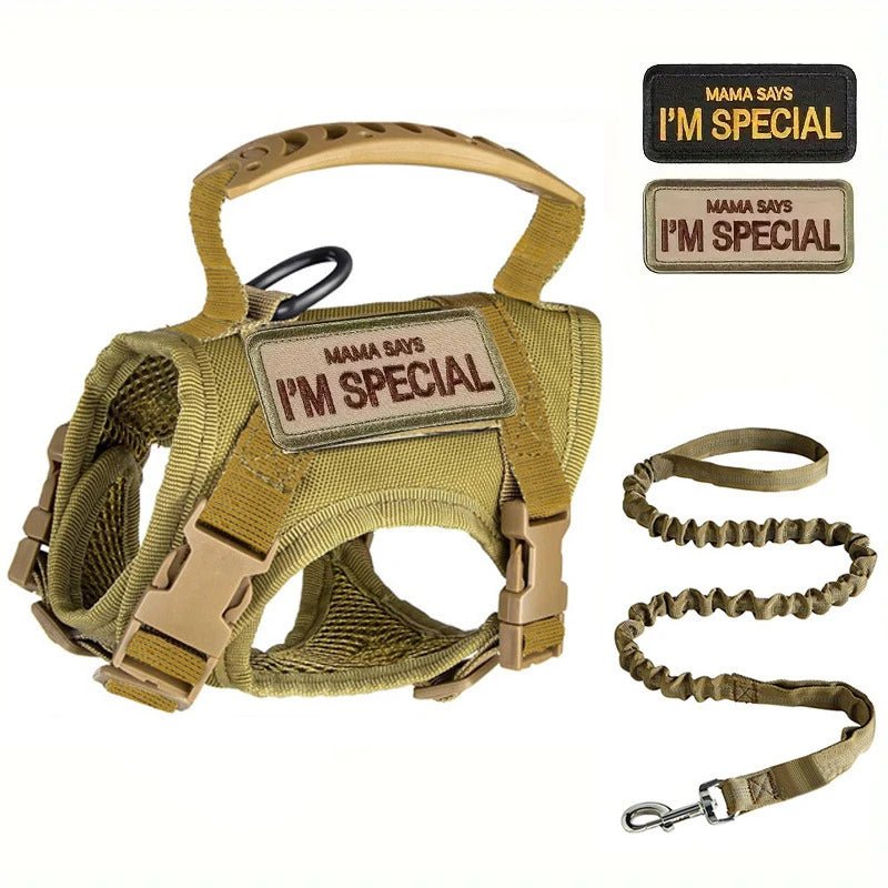 Tactical Cat Harness Leash Set Escape-Proof Adjustable Vest with Handle Mesh Breathable Design for Outdoor Walks Cat Gear - Needora