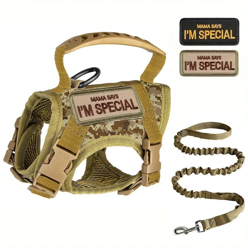 Tactical Cat Harness Leash Set Escape-Proof Adjustable Vest with Handle Mesh Breathable Design for Outdoor Walks Cat Gear - Needora