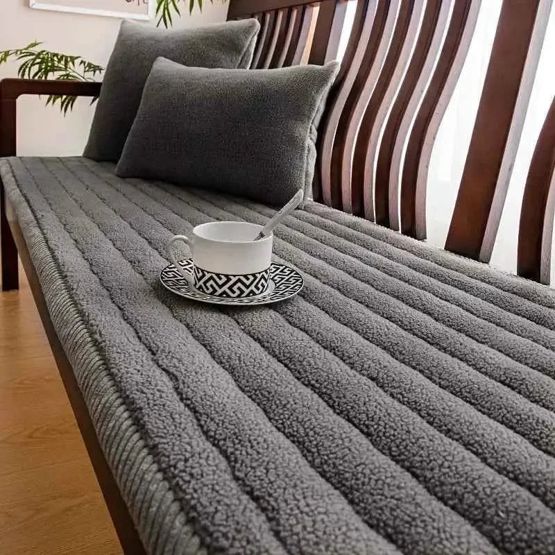 Thick Cashmere Sofa Cover – Non-Slip Pet Furniture Protector & Washable Dog Bed Blanket - Needora