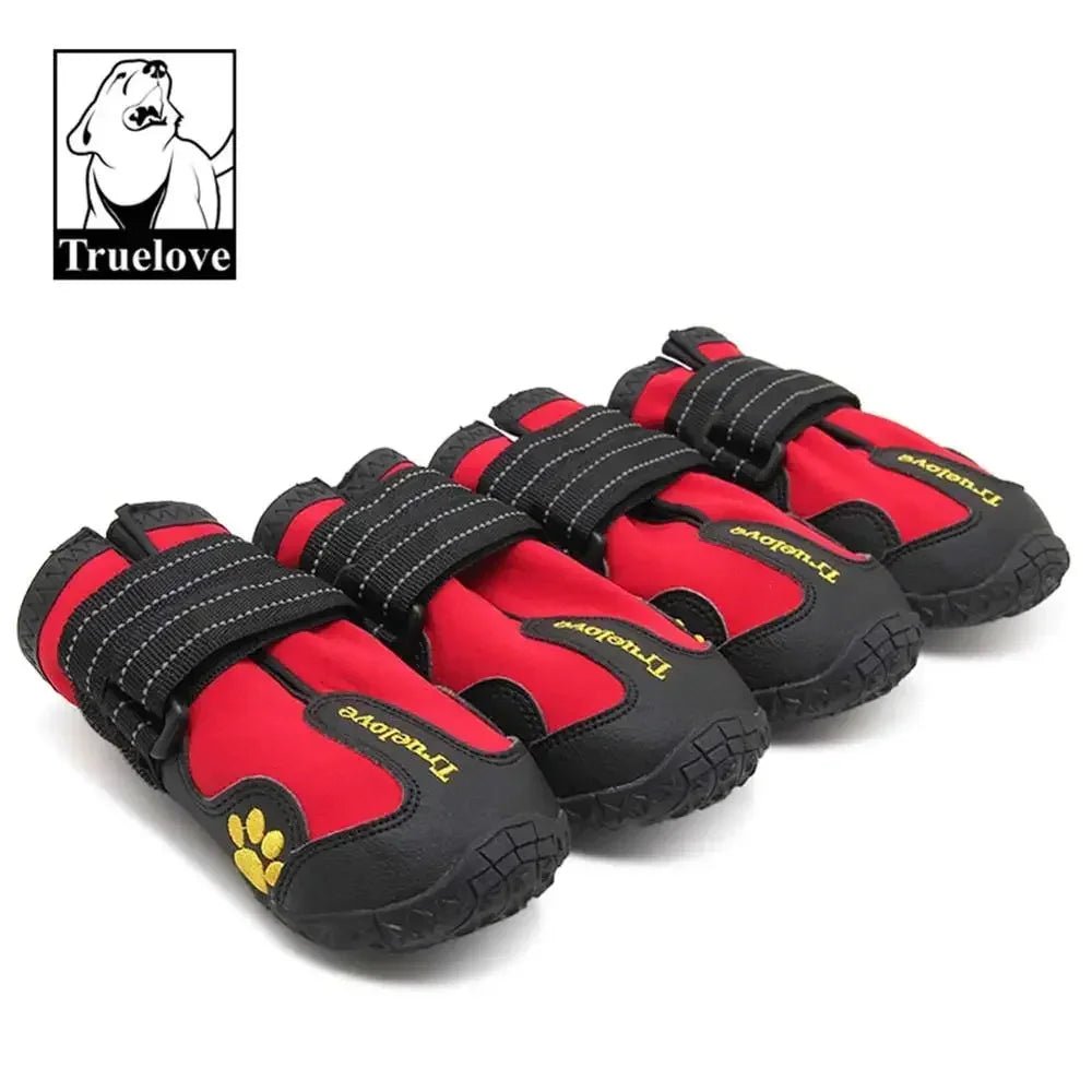 Truelove Dog Shoes Waterproof Anti-Slip Rain Boots Warm Snow Reflective for Small Medium Large Pet Sports Training TLS3961 - Needora