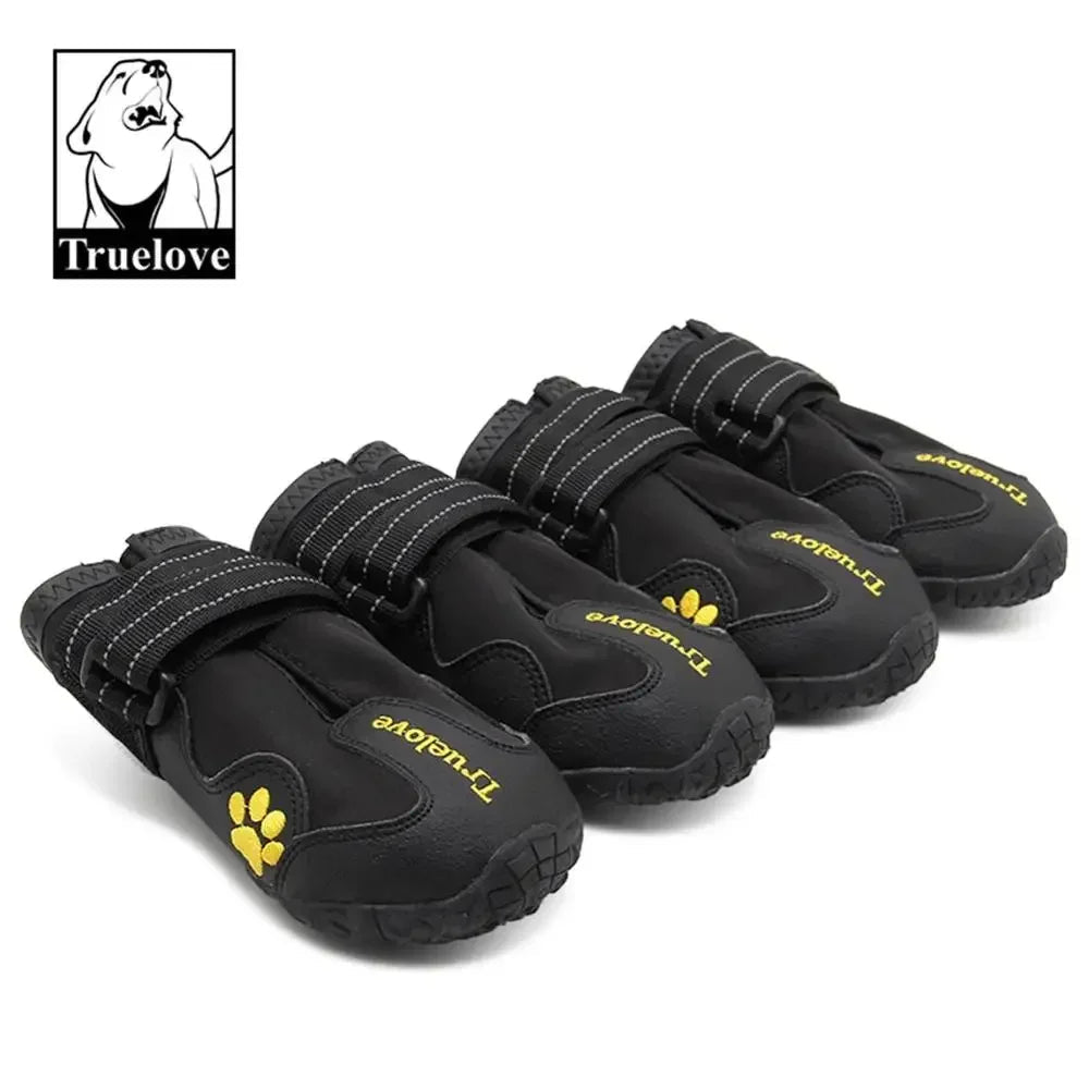 Truelove Dog Shoes Waterproof Anti-Slip Rain Boots Warm Snow Reflective for Small Medium Large Pet Sports Training TLS3961 - Needora