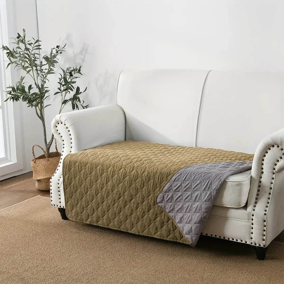 Waterproof Dog Blanket for Couch & Bed – Double-Sided Reversible Furniture Protector - Needora