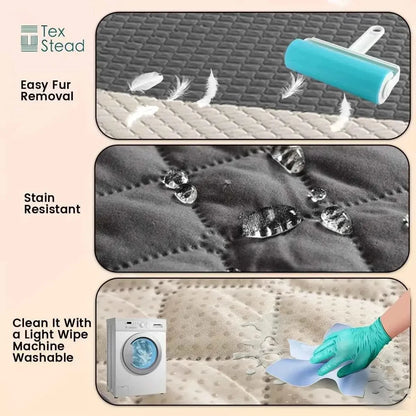 Waterproof Dog Blanket for Couch & Bed – Double-Sided Reversible Furniture Protector - Needora