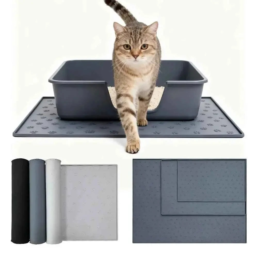 Waterproof Silicone Pet Feeding Mat – Non-Slip Food & Water Bowl Placemat for Dogs & Cats - Needora