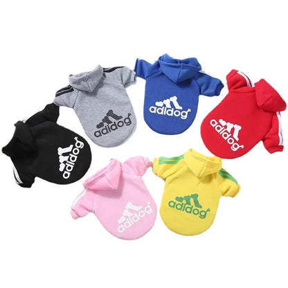 Winter Dog Clothes Adidog Sport Hoodies Sweatshirts Warm Coat Clothing for Small Medium Large Dogs Big Dogs Cat Pets Puppy Outfi - Needora