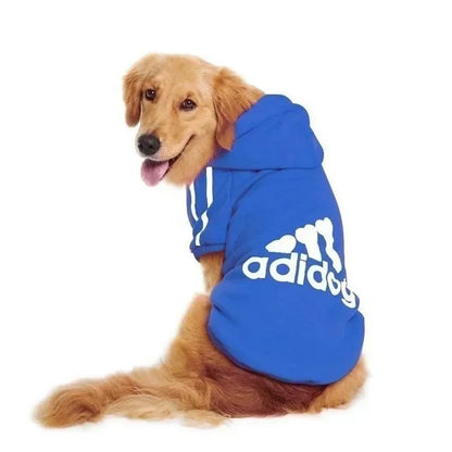 Winter Dog Clothes Adidog Sport Hoodies Sweatshirts Warm Coat Clothing for Small Medium Large Dogs Big Dogs Cat Pets Puppy Outfi - Needora