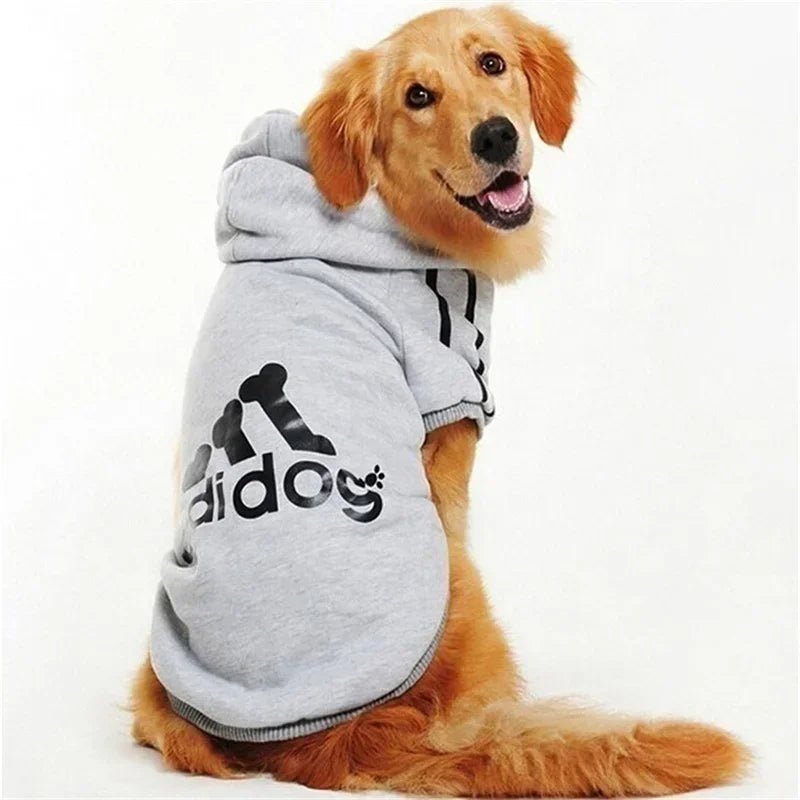 Winter Dog Clothes Adidog Sport Hoodies Sweatshirts Warm Coat Clothing for Small Medium Large Dogs Big Dogs Cat Pets Puppy Outfi - Needora