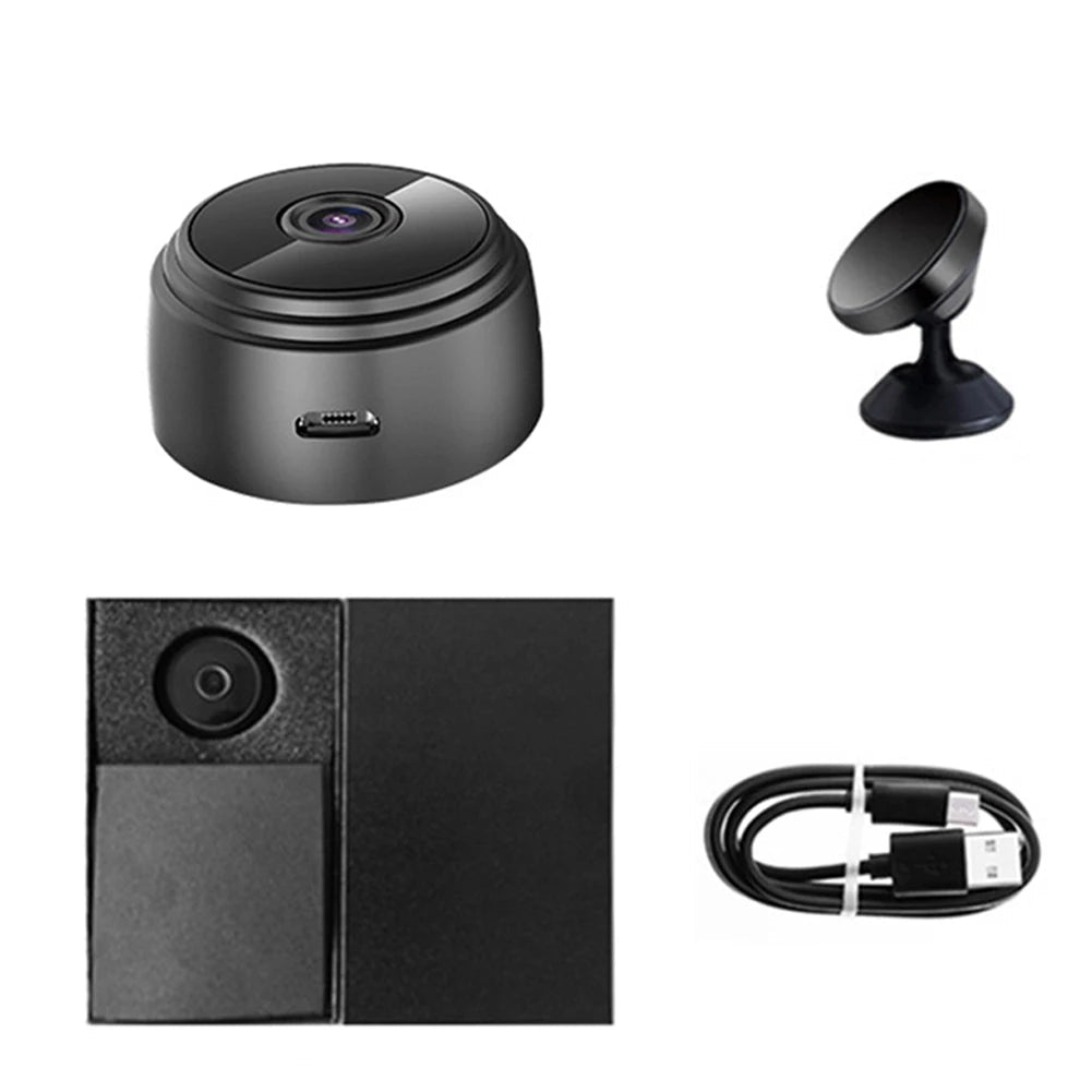 Wireless Camera HD 1080p Voice Video Recorder Night Vision USB Rechargeable Remote Viewing Strong Magnetic for Infants and Pets - Needora